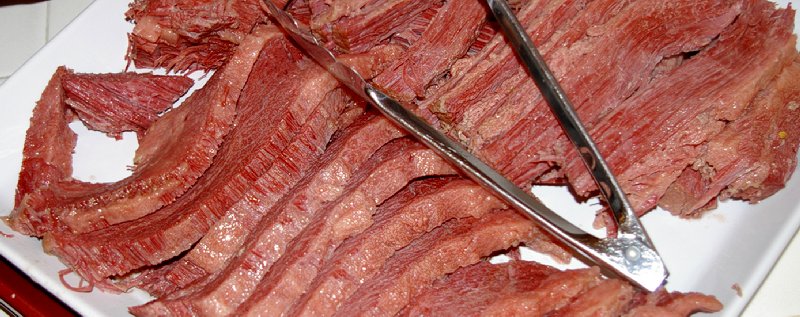Award winning corned beef in Tacoma, Washington.
