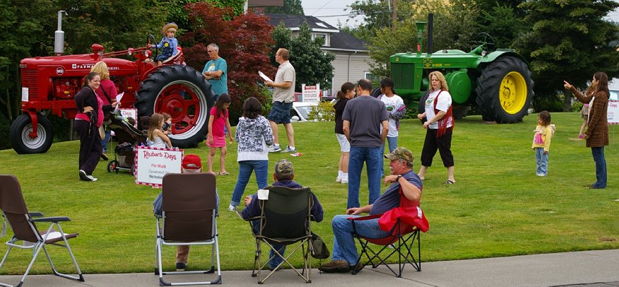 Rhubarb Days in Sumner, Washington.