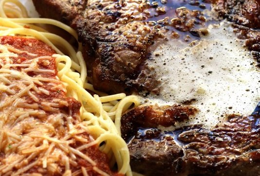 Ribeye steak from Joeseppi's in Tacoma, Washington - image.