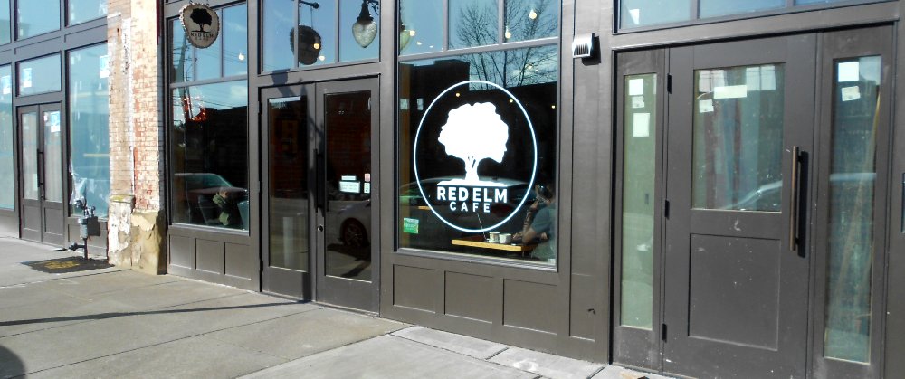 Outside the Red Elm Cafe in Tacoma - image.