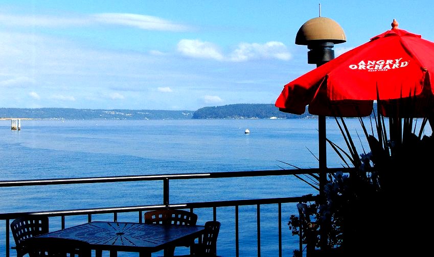 The deck at Shenanigans in Tacoma - image.