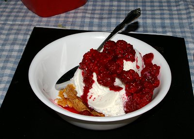 Raspberries from Randy and Sue.