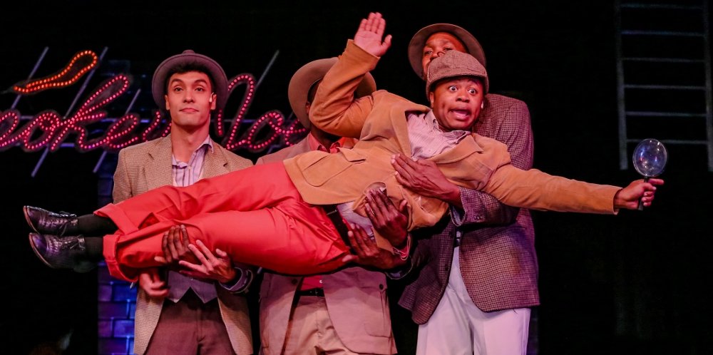 Kawika Huston, Jermaine Lindsay, Loucas Curry, Eric Clausell - Photo by Dennis K Photography - Smokey Joe's Caf at Tacoma Little Theatre - image.