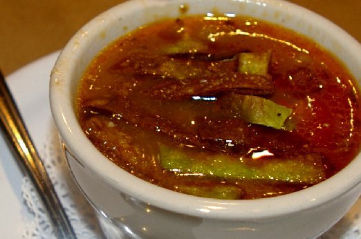 The tomato basil soup from Spring Lake Cafe in Fircrest - image.