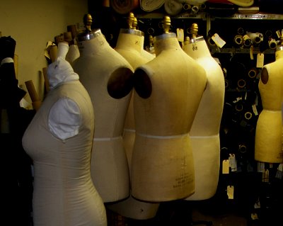 Dress forms at Seattle Opera in the costume department.