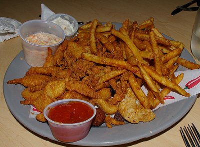 Dinner at The Buttered Biscuit in Sumner, Washington.