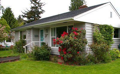 Our cute little cottage in Sumner, Washington.