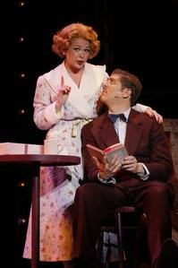 Miss Adelaid and Nathan Detroit in Guys and Dolls at the 5th Avenue in Seattle.