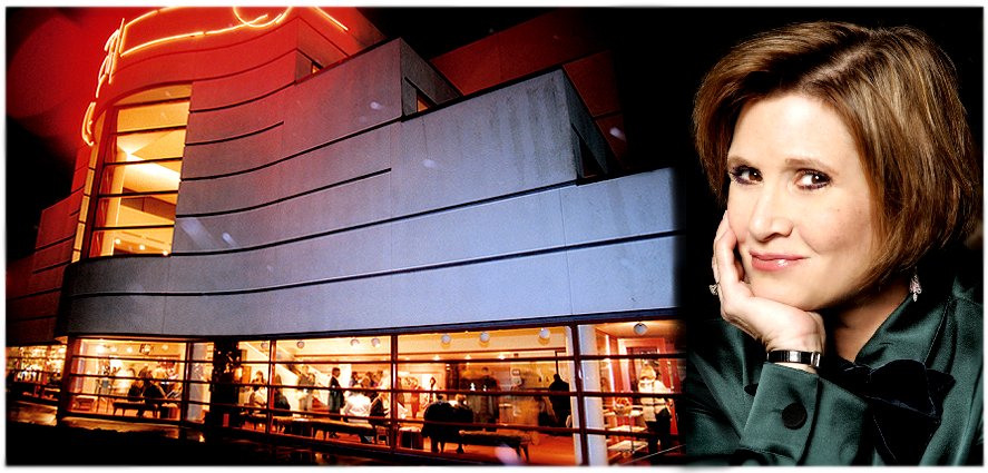 Wishful Drinking with Carrie Fisher at Seattle Repertory Theatre, Seattle Rep, Carrie Fisher, Carrie Fisher one woman performance, Seattle Repertory Theatre.