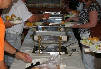 Great food at the Soroptomist Golf Tournament Oakbrook 2011.