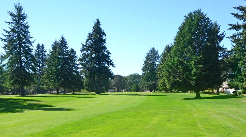 Fairway at the Oakbrook Golf Course in Lakewood, Washington.