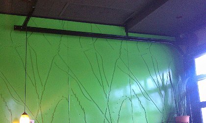 New overhead door at The Harvester Restaurant in Tacoma's Stadium District - image.