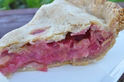 Rhubarb pie from Don's Drive-In in Puyallup - image.