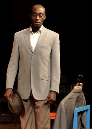 Ivanno Jeremiah, in Peter Brooks The Suit. Photo: Pascal Victor, ArtcomArt.