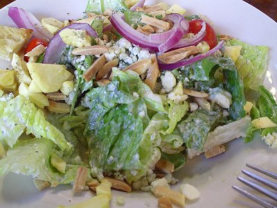 The blue cheese salad from The Hub in Tacoma, Washington - Photo.