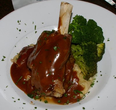 Lamb Shank from Mama Stortini's in Sumner, Washington.