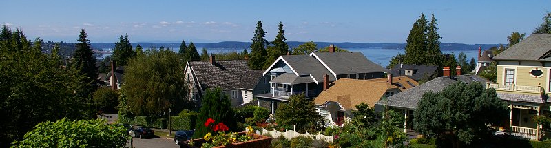 The view from The Villa Bed and Breakfast in Tacoma, Washington - photo.