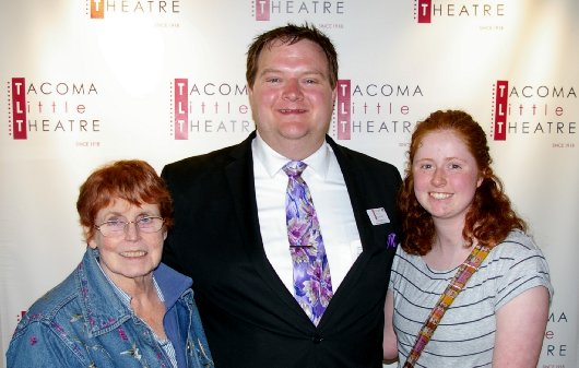 Peg Doman, Chris Serface, and Bailee Doman - Tacoma Little Theatre - image.