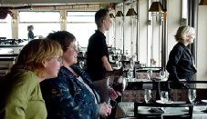 Inside the restaurant at Salty's at Redondo Beach.