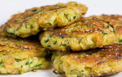 Salted zucchini cakes - image.