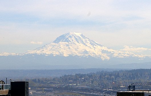Mt. Rainier from Tacoma - image.
