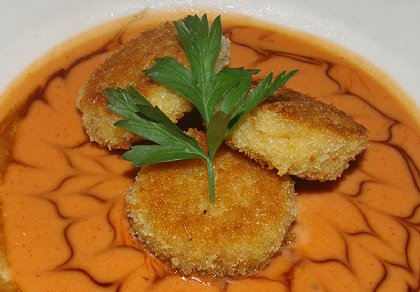 Crab cake appetizer - Adriatic Grill Review - image.