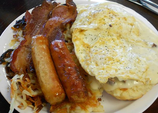 Biscuits and Gravy from the Biscuit House in Tacoma - image.