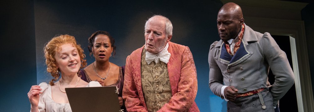 Sylvie Davidson, Dedra D. Woods, Brian Thompson, Sylvester Foday Kamara in Emma; photo by Adam Smith - Emma - Book=It Theatre - image.