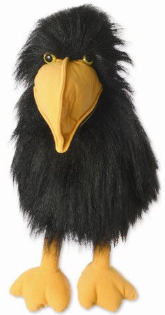 Crow puppet from Teaching Toys in Tacoma, Washington - image.