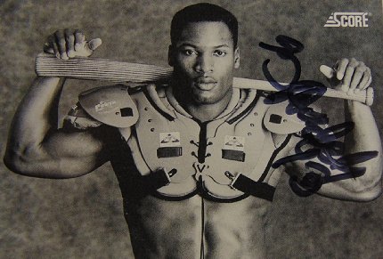 Autographed Bo Jackson trading card by Bo Diddley - image.