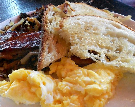 Bacon and scrambled eggs from Crown Bar on Sixth Avenue in Tacoma - image.