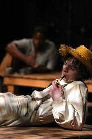 Christopher Morson from the Adventures of Huckleberry Finn at Book-It Repertory in Seattle, Washington - Photo by Alan Alabastro.