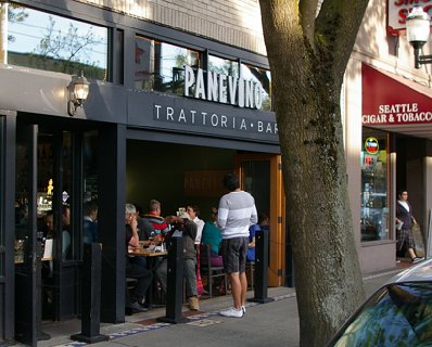 Capitol Hill dinner at Panevino on Broadway in Seattle.