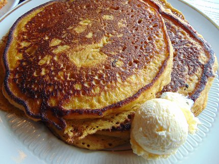 Pumpkin Pancakes at Julias on Broadway on Capitol Hill in Seattle, Washington - image.