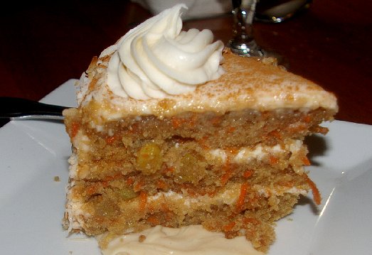 Carrot cake from Shenanigans Restaurant on Ruston Way in Tacoma - image.