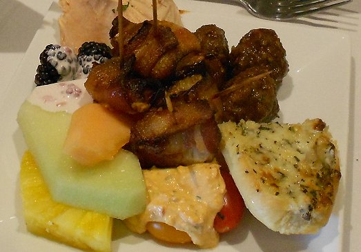Excellent appetizers at the fundraising event for Catherine Place - image.
