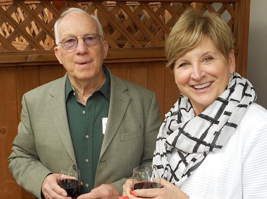 Mike Mowat and Helen McGovern-Pilant at the fundraising event for Catherine Place - image.