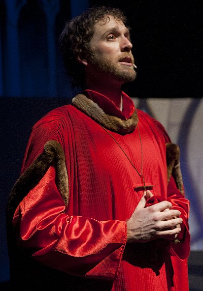 The fine clothes of the Archbishop of Canterbury, played by Brian Pucheu - image