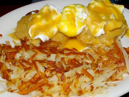 Eggs Benedict at Charlie's Bar & Grill on Seattle's Capitol Hill - image.
