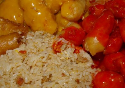 Sweet and sour pork from Ocean Sky in Chehalis, Washington.