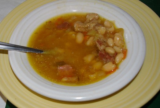 Bean and ham soup at Clarks Restaurant in Arctic Cosmopolis WA - image.