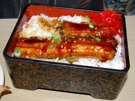 Rice bowl with eel at Shilla in Seattle - image.