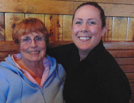 Server Andrea at the Outback Steak House on South Hill Puyallup, Washington.