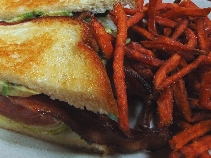 The fantastic BLT at Crocketts Public House in downtown Puyallup, Washington.