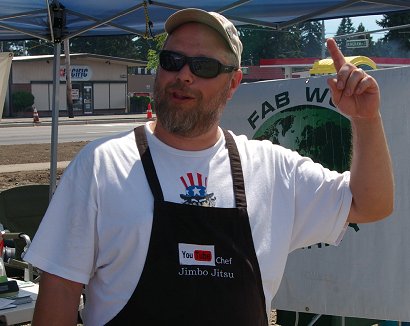 Jimbo Jitsu at the BBQ competition in Lacey, Washington.