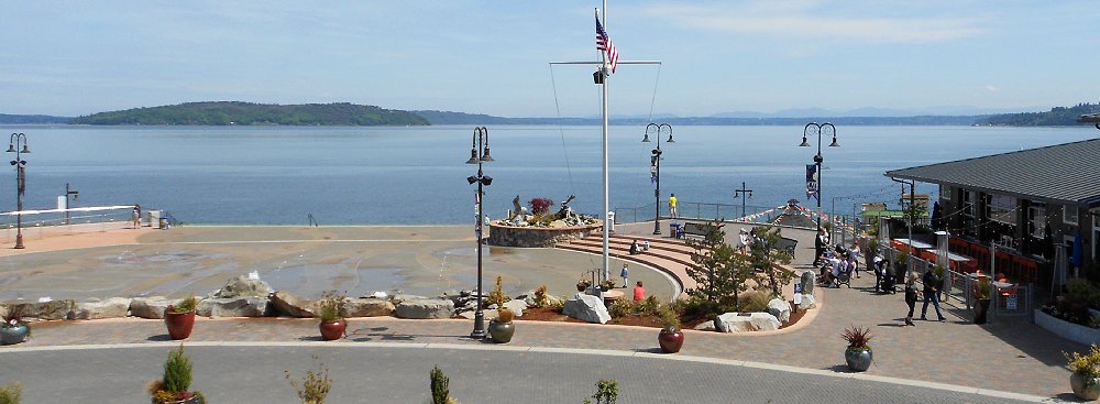 The water view at Farrelli Pizza at Point Ruston - image.