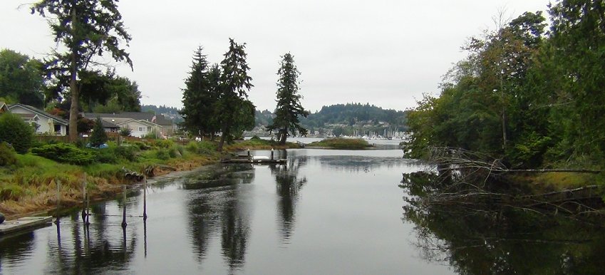 Crescent Creek Cove in Gig Harbor, Washington.