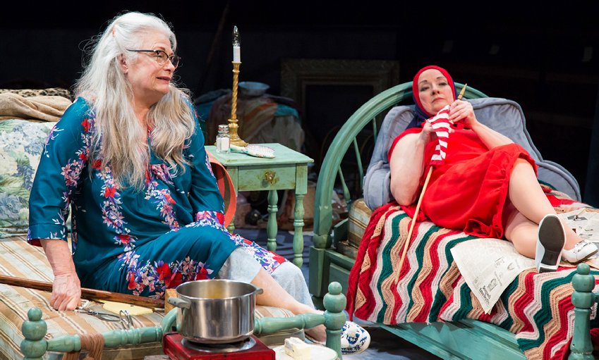 Suzy Hunt and Patti Cohenour - Photo: Mark Kitaoka.