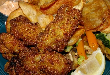 Fried oysters from the MarketPlace Grille in Gig Harbor, Washington - image.