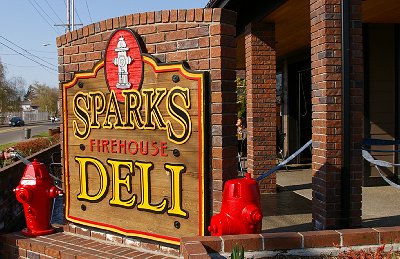 The Sparks Firehouse Deli in Puyallup, Washington.